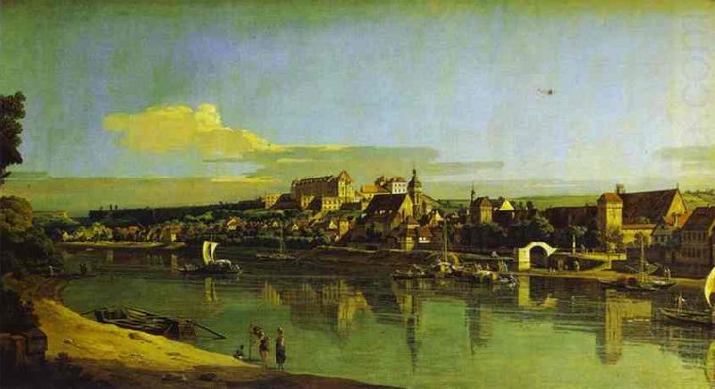 Bernardo Bellotto Pirna Seen from the Right Bank of the Elbe china oil painting image